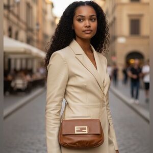 🔥SOLD🔥 FENDI Fendista Pochette Crossbody/Shoulder Bag w/ dustbag